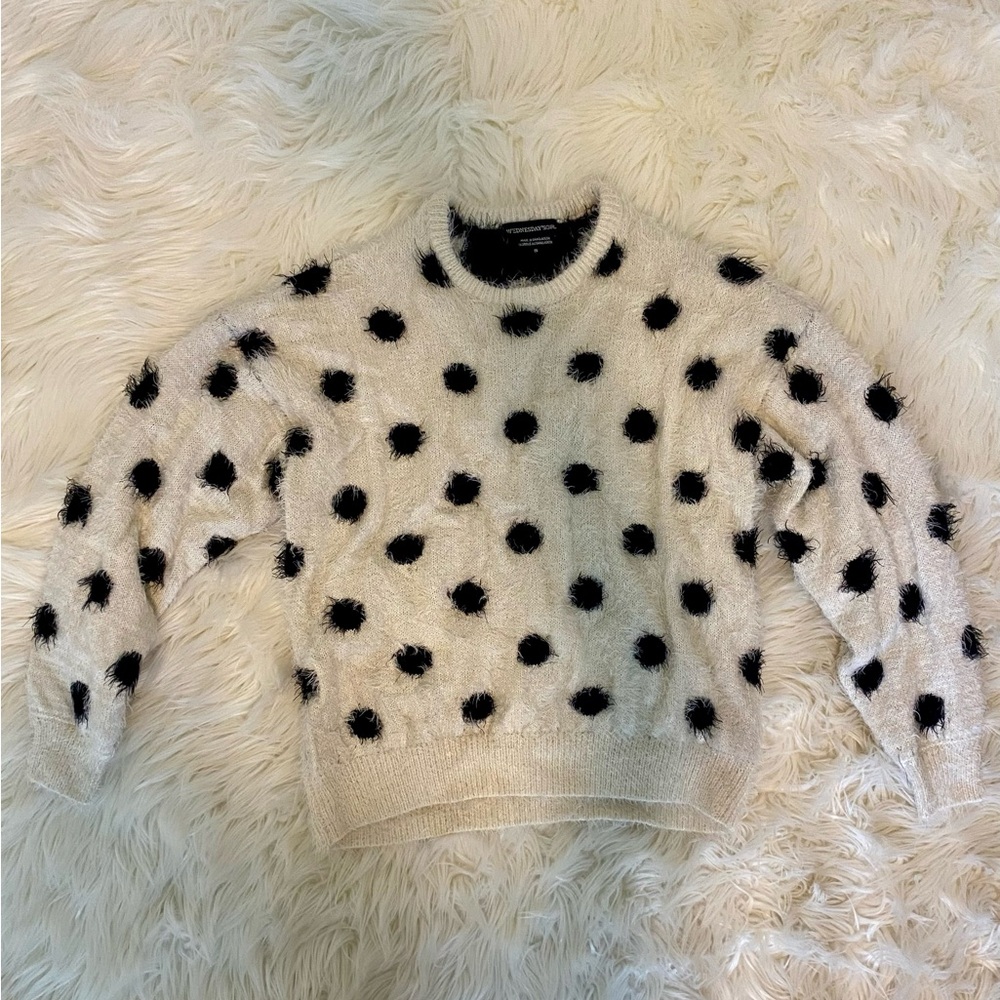 Fuzzy Polkadot Sweater